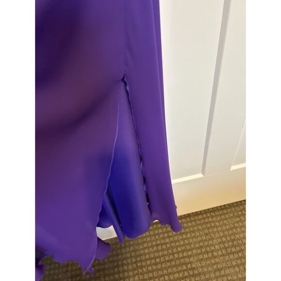 Stunning Backless Purple Formal Dress by M Studio, Size 1. - Picture 3 of 10
